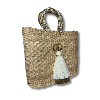 Art Basket Palm Bag Handwoven